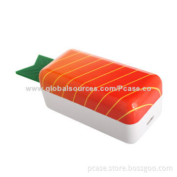 Smart Power Bank for Mobile Phones, Sushi Pattern Design